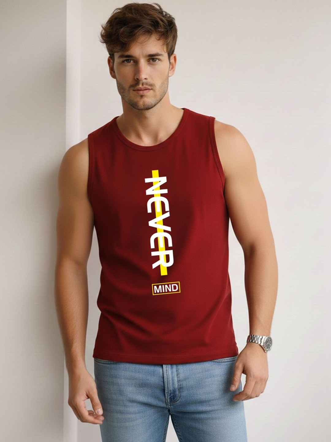 MINISTRY OF FRIENDS Printed Assorted Cotton Tank