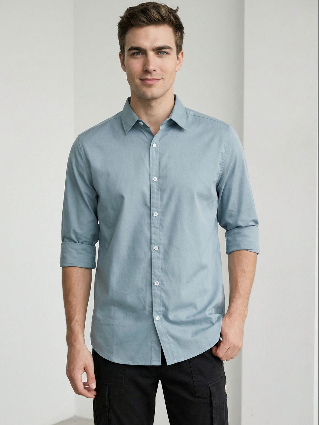 Mast & Harbour Men Classic Casual Shirt
