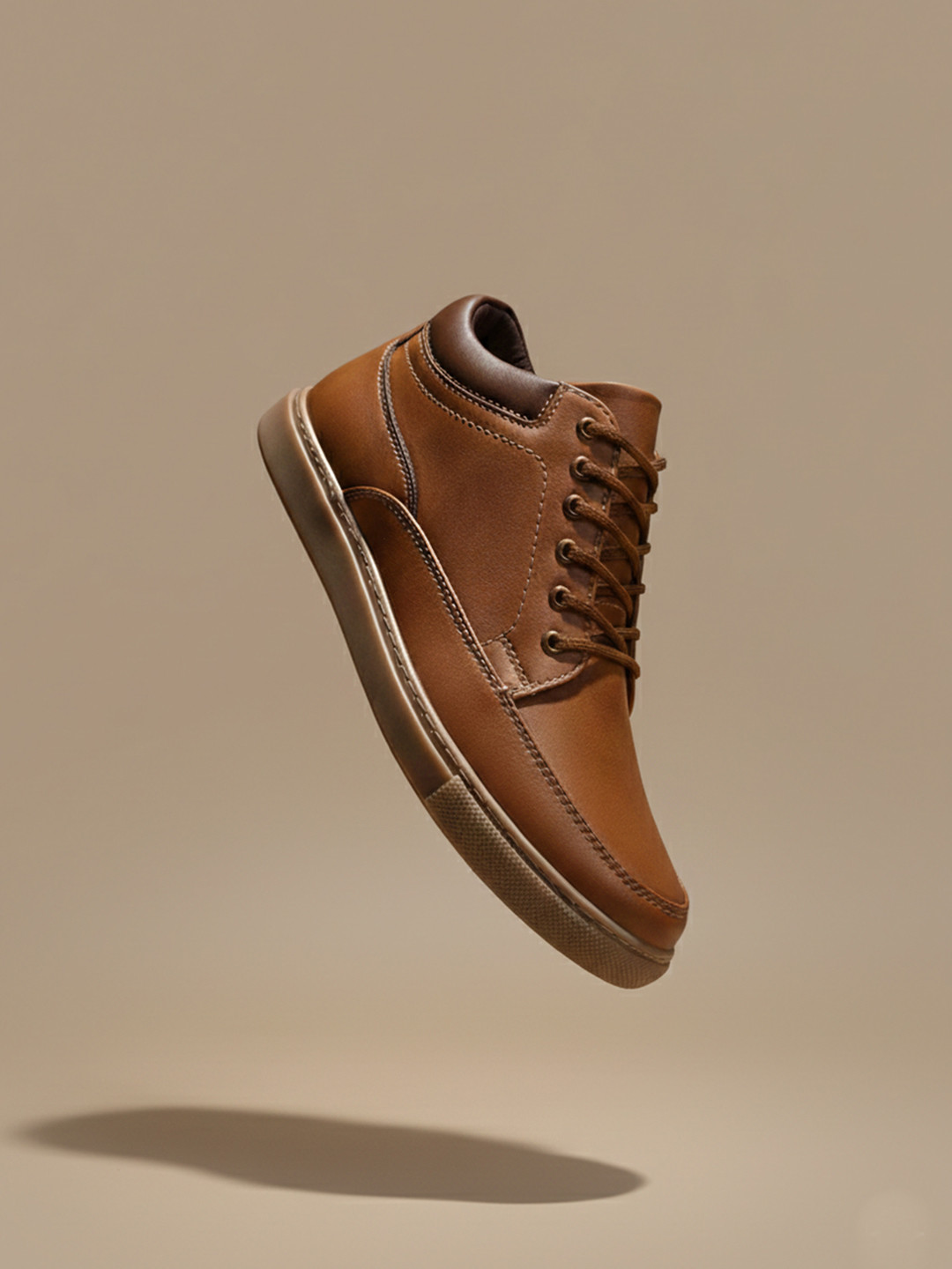 The Roadster Lifestyle Co Men Round Toe Lace-Ups Sneakers