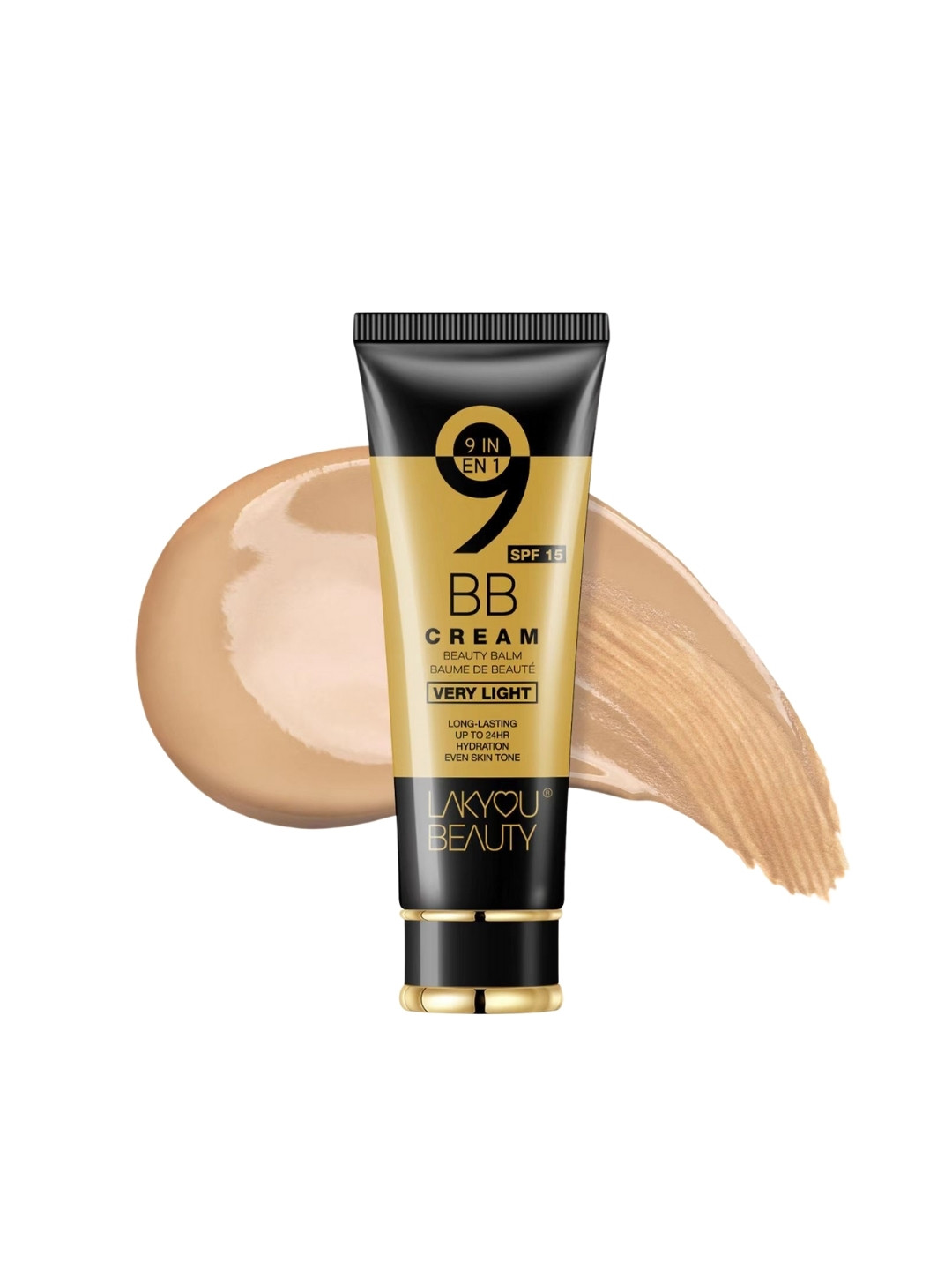 LAKYOU BEAUTY Long Lasting & Hydrating 9 In 1 BB Cream- 80 g- Pure Beige 06