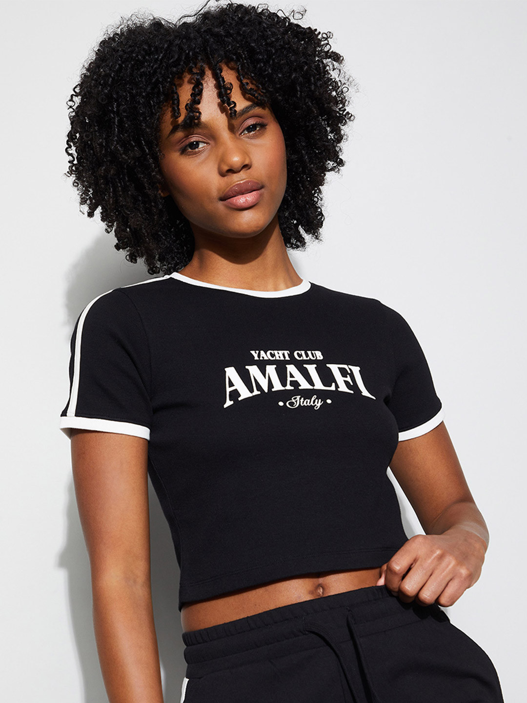 Kappa Women Printed Cotton T-shirt