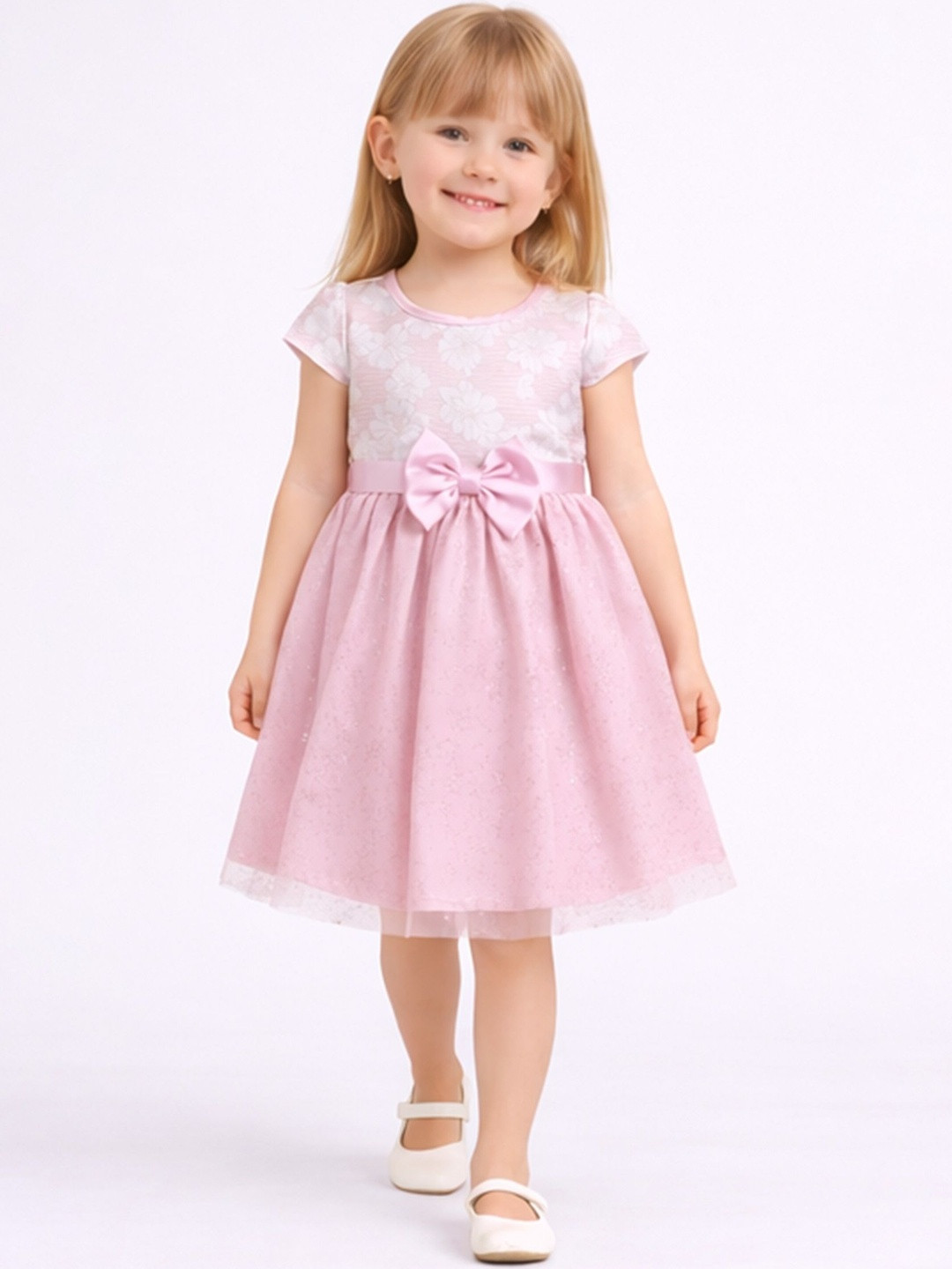 Funshine Jacquard Fit & Flare Dress