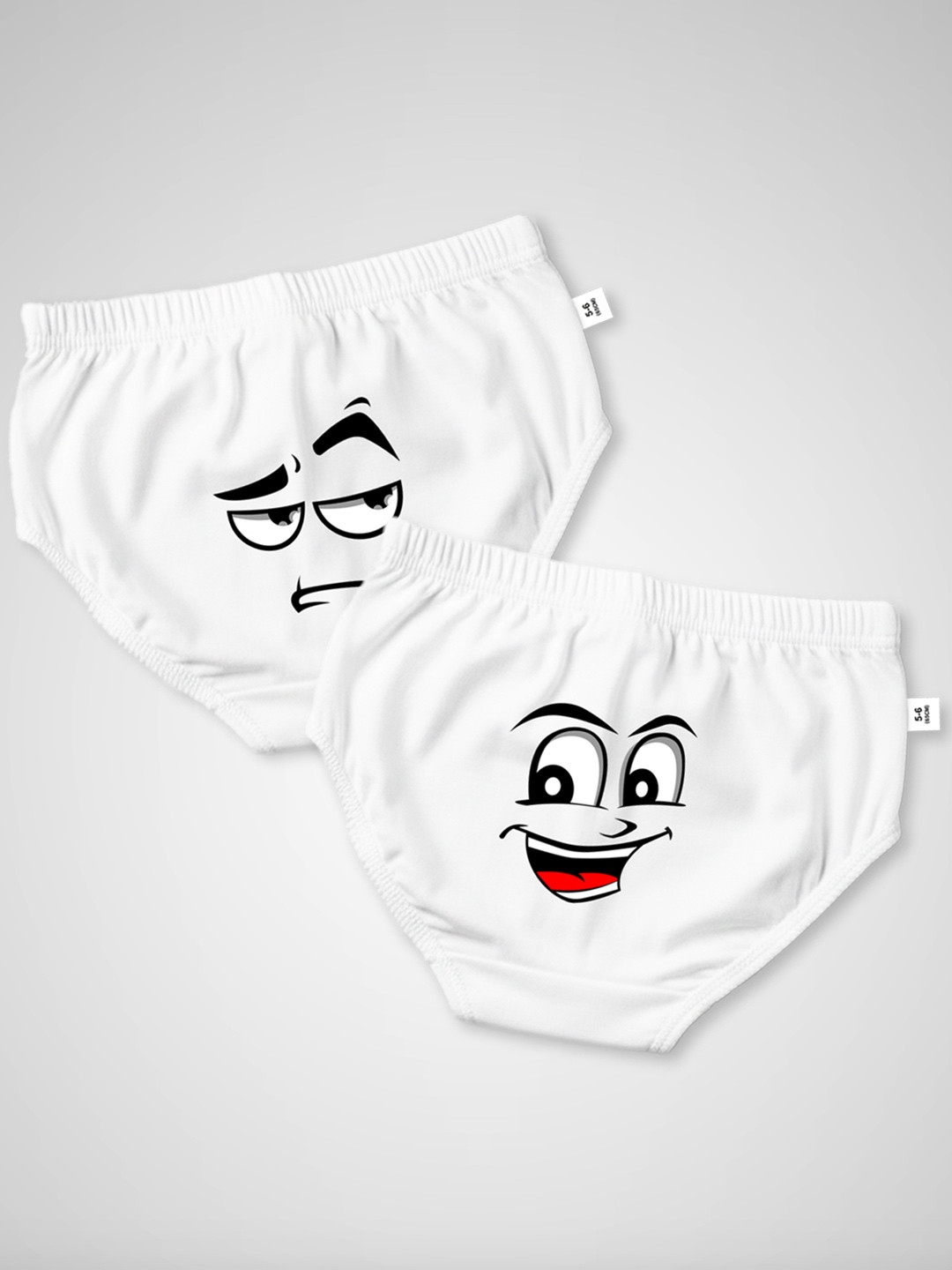 DOODLEBERRY Boys Pack of 2 Printed Anti Microbial Cotton Core