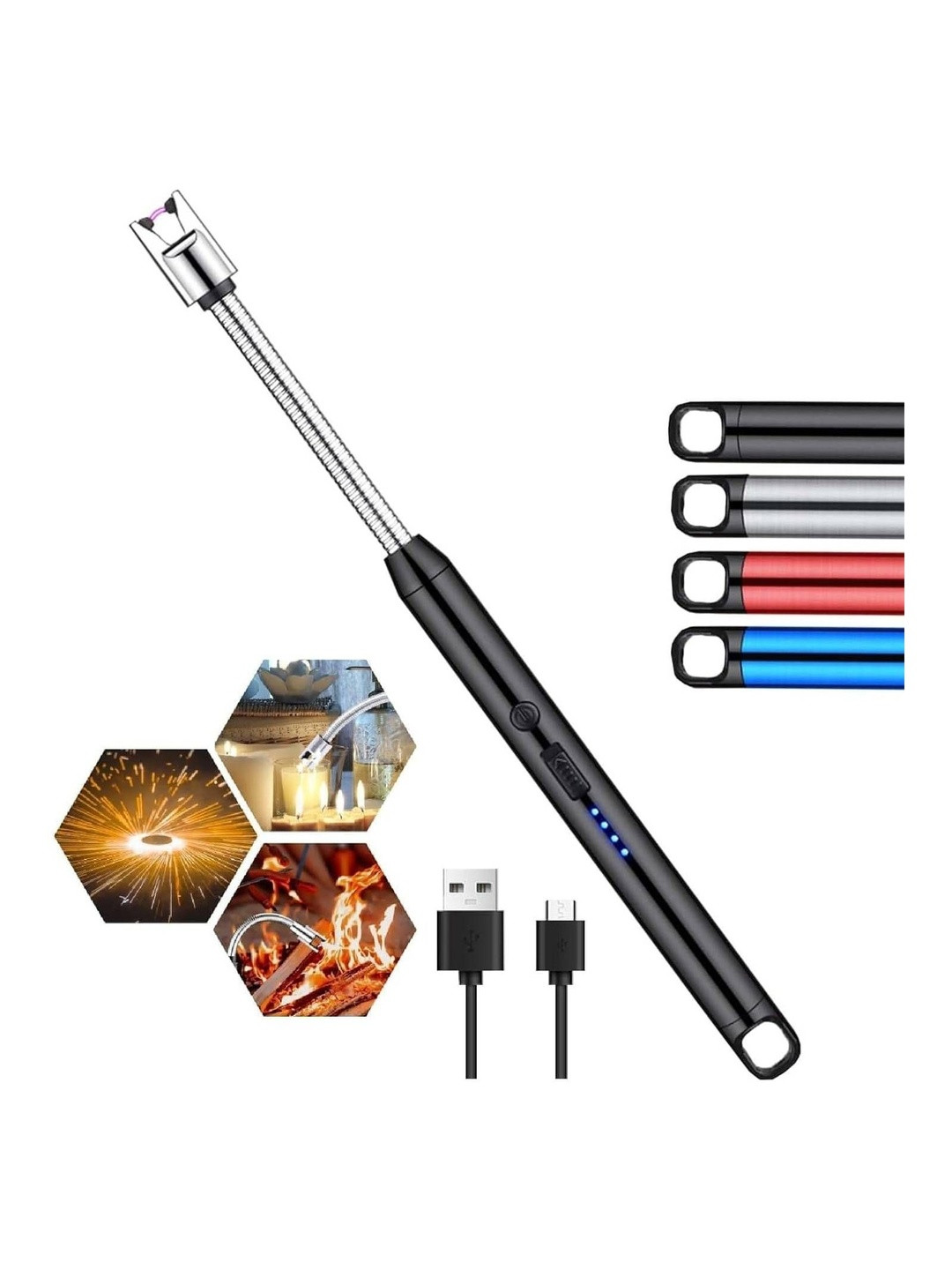 CUVLY USB Rechargeable Electric Gas Lighter