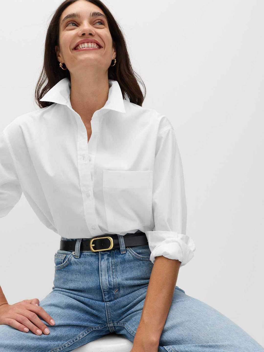 Marks & Spencer Pure Cotton Girlfriend Shirt