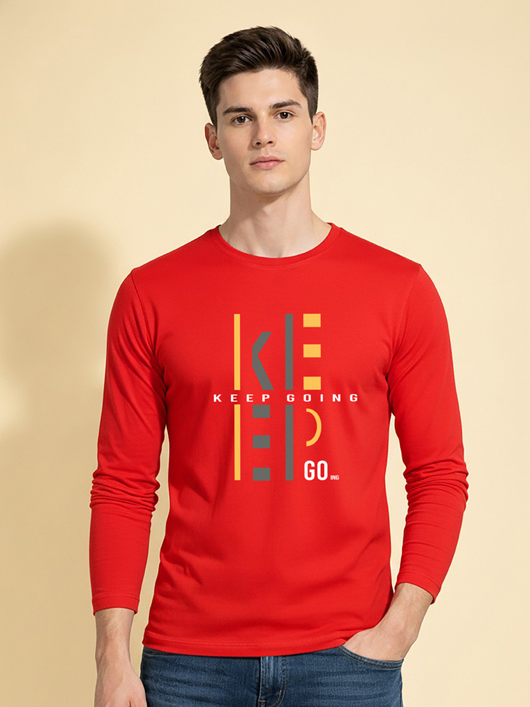 CRYPTIC Men Typography Printed T-shirt