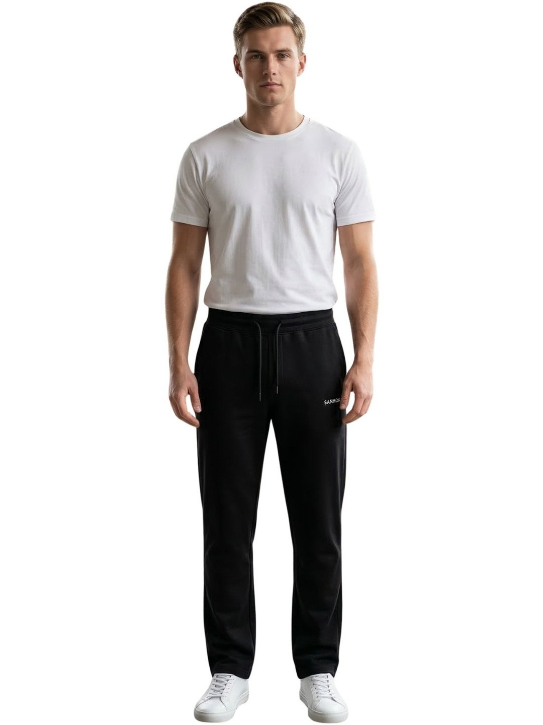 SANHOK Men Regular Fit Running Track Pants
