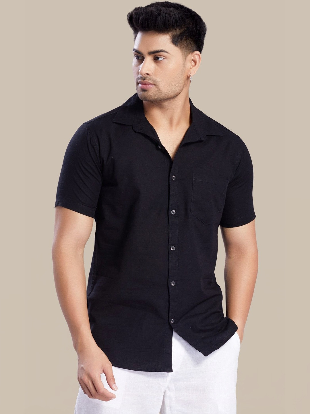 R.Code by The Roadster Life Co. Men Club Slim Fit Colourblocked Casual Shirt