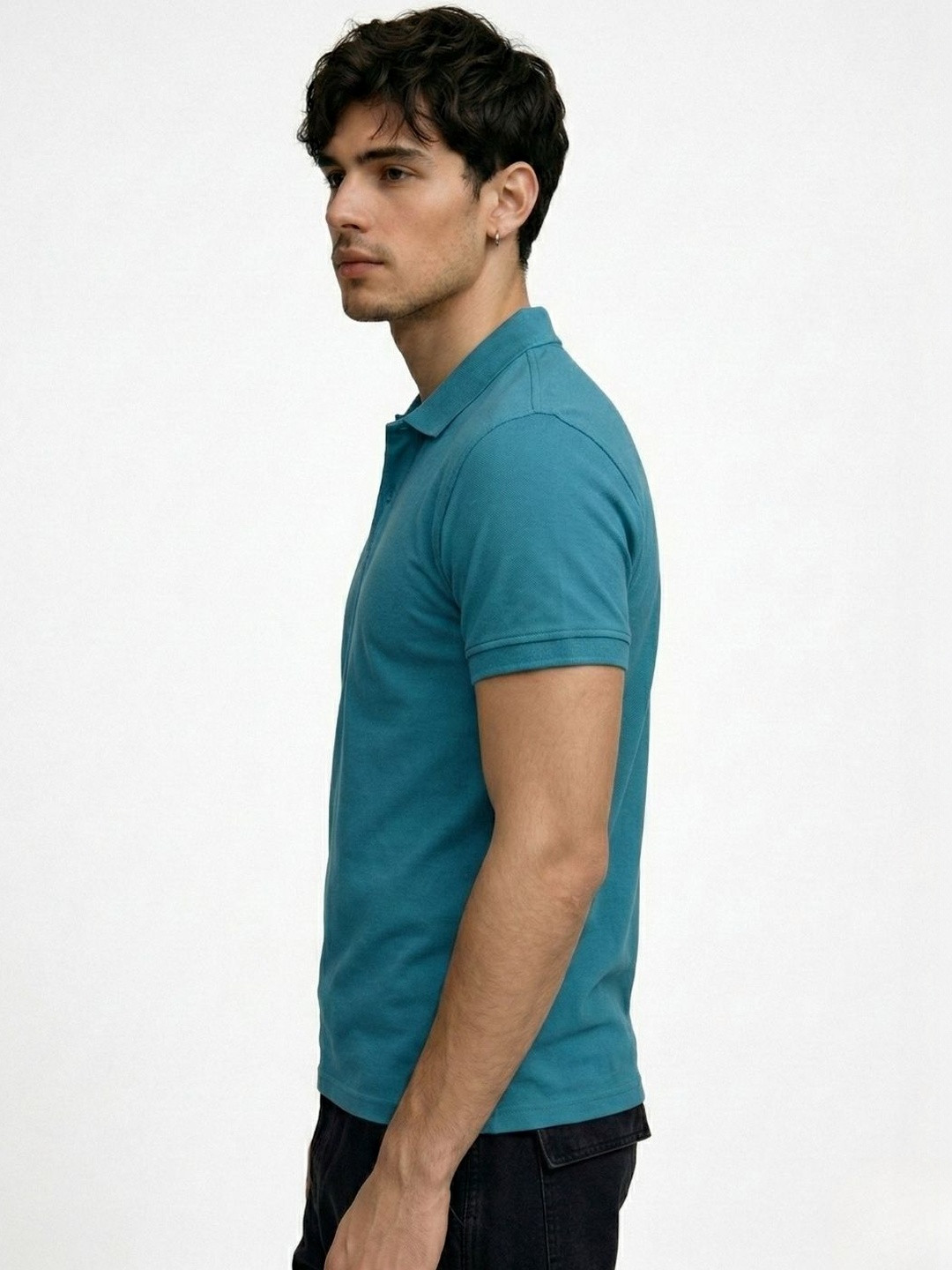 CLUB 44 Men Polo Collar T-shirt