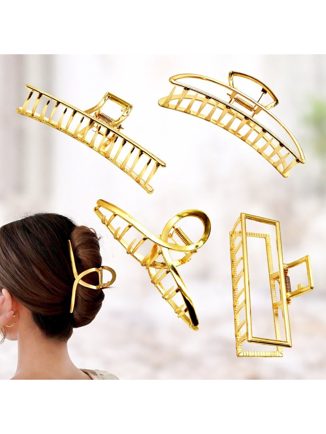 SZN Women Set of 4 Claw Clip