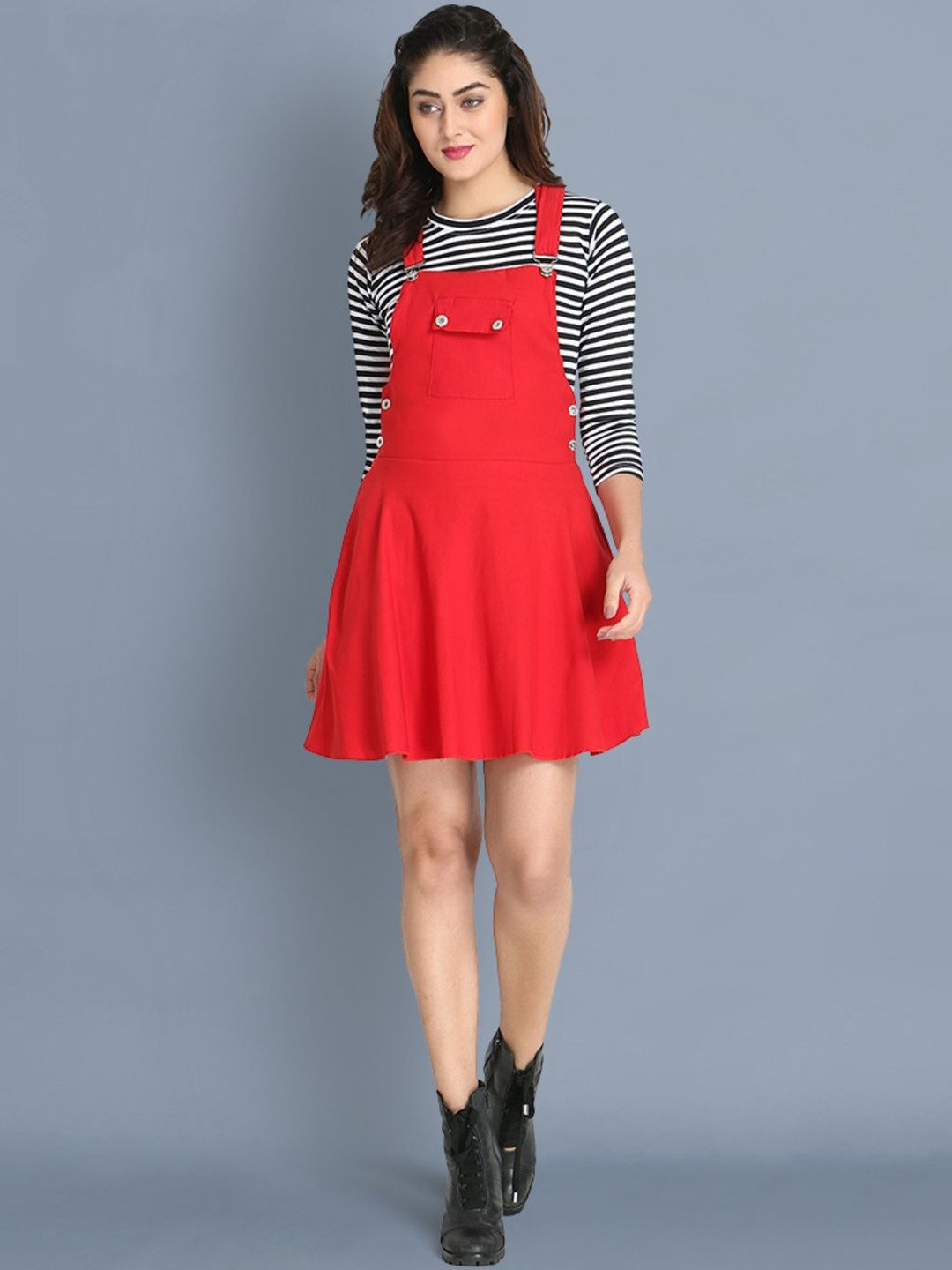 The Roadster Lifestyle Co. Strap Dungaree With Top