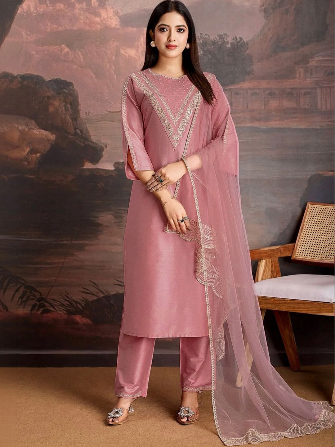 VASTRYN Women Silk Blend