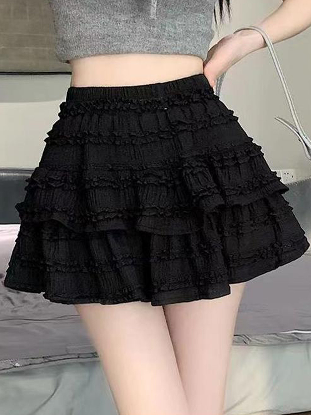 Suo Women Mini A-Line Skirt