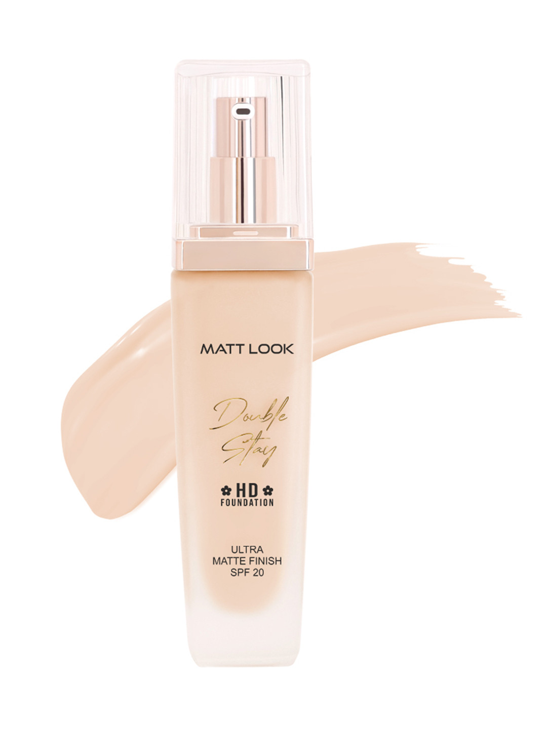 MATTLOOK Double Stay HD Foundation - 35 ml - Rose Blush