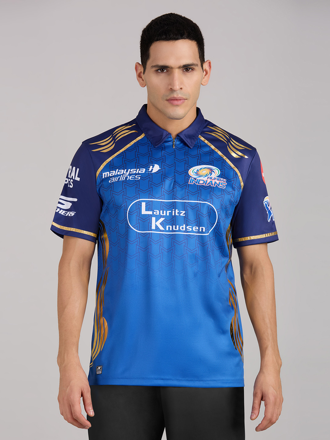Skechers Mumbai Indians 2026 Men Official IPL FAN Jersey