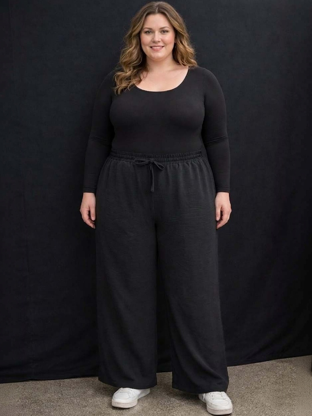 Stylecast X Kotty Women High-Rise Wrinkle Free Trousers
