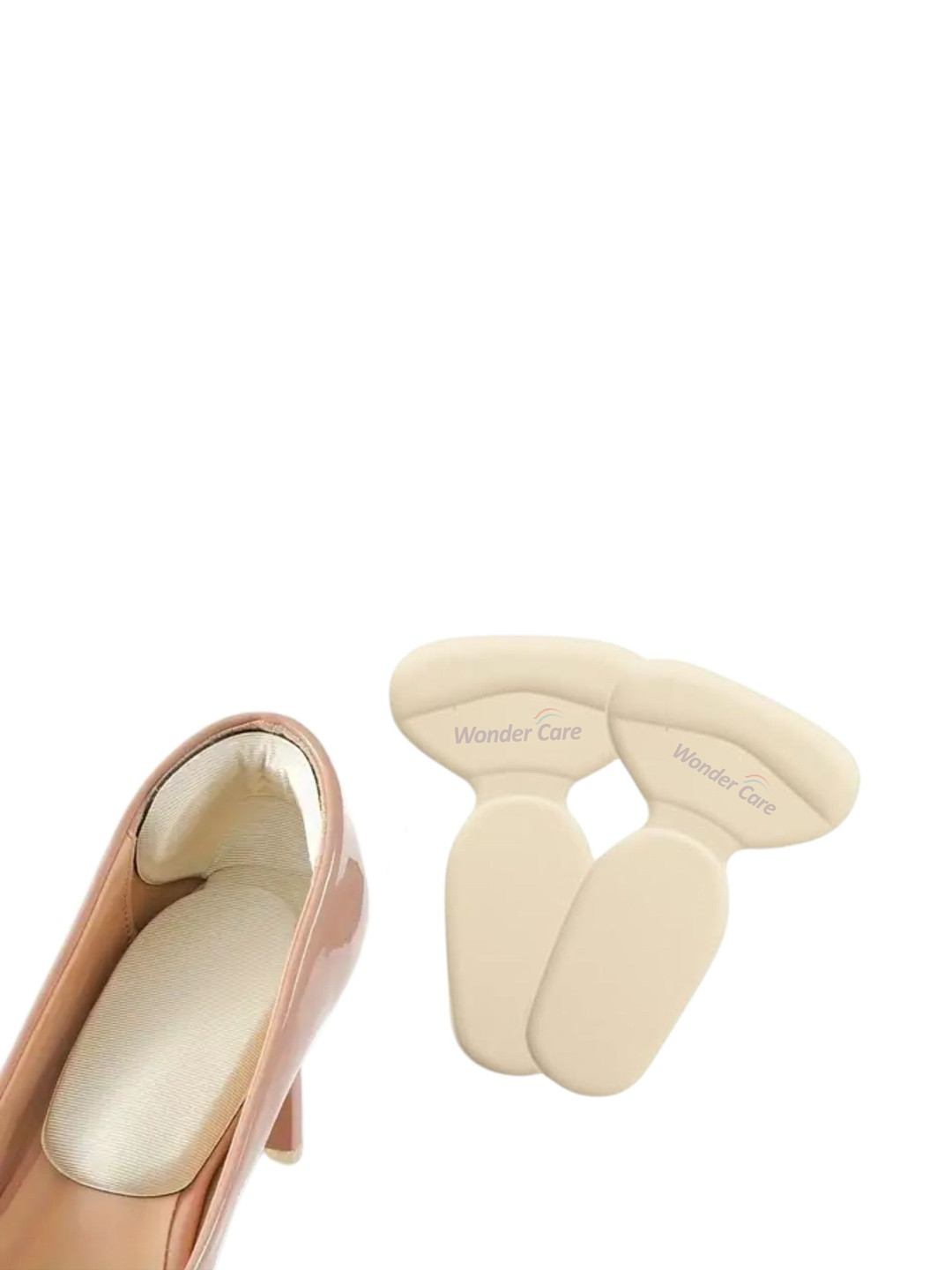 WonderCare Women Non Slip Heel Support Cushion Pads