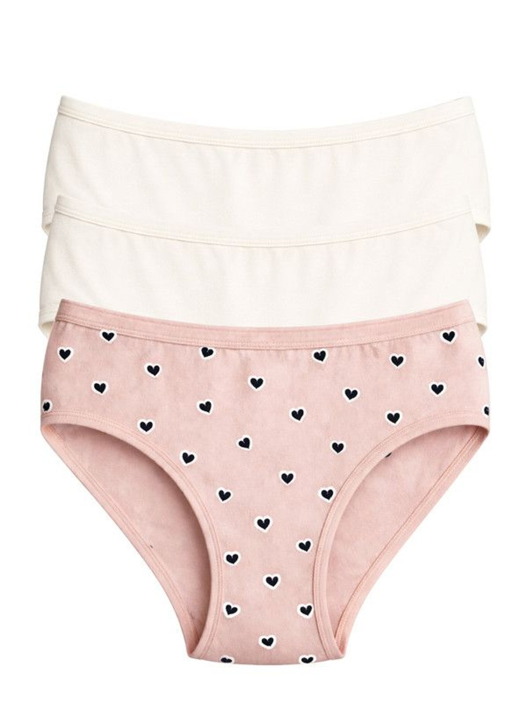 Munns & Mars Women Pack of 3 Assorted Cotton Hipster Briefs