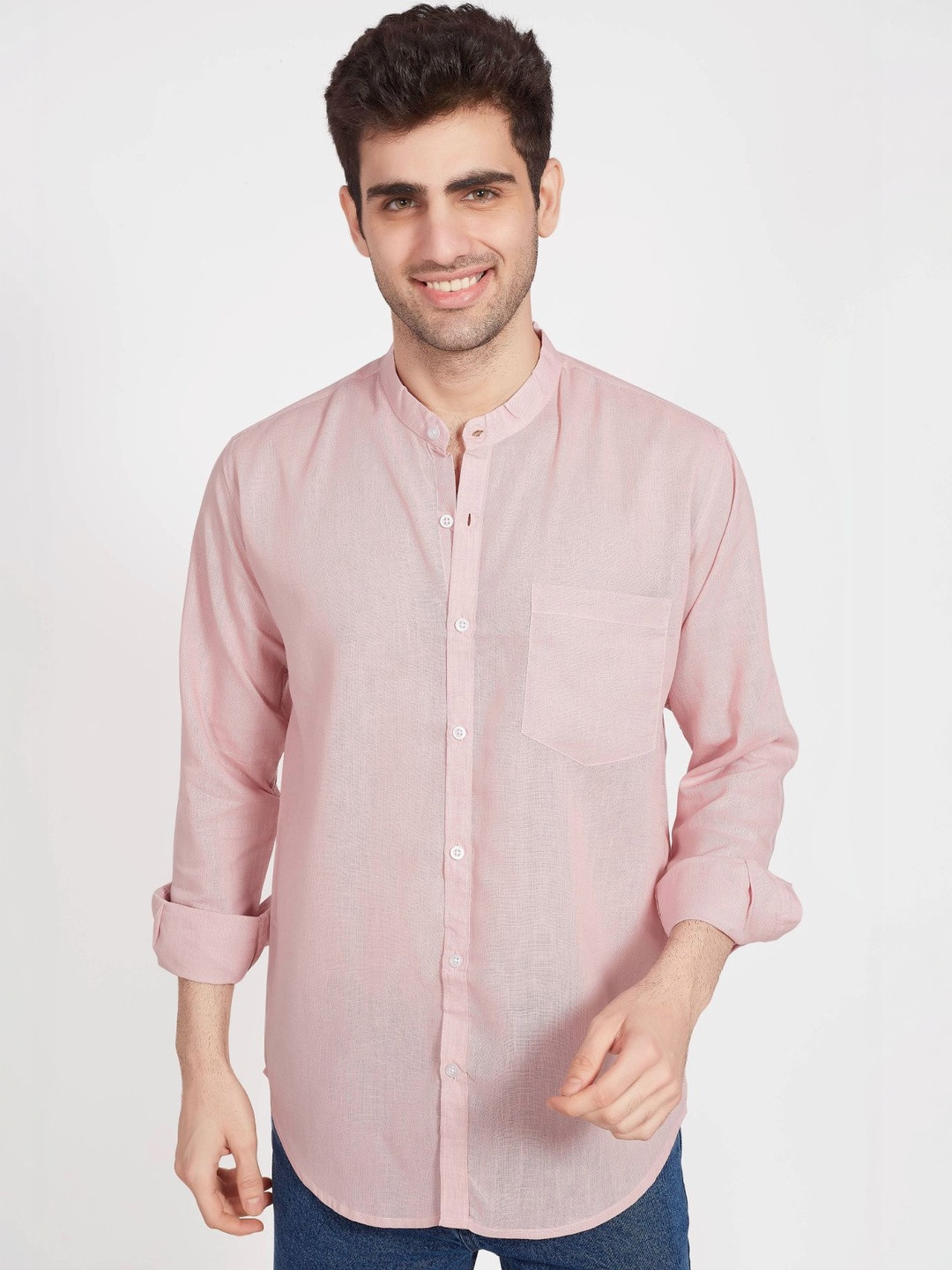 R.Code by The Roadster Life Co. Men Comfort Slim Fit Casual Shirt