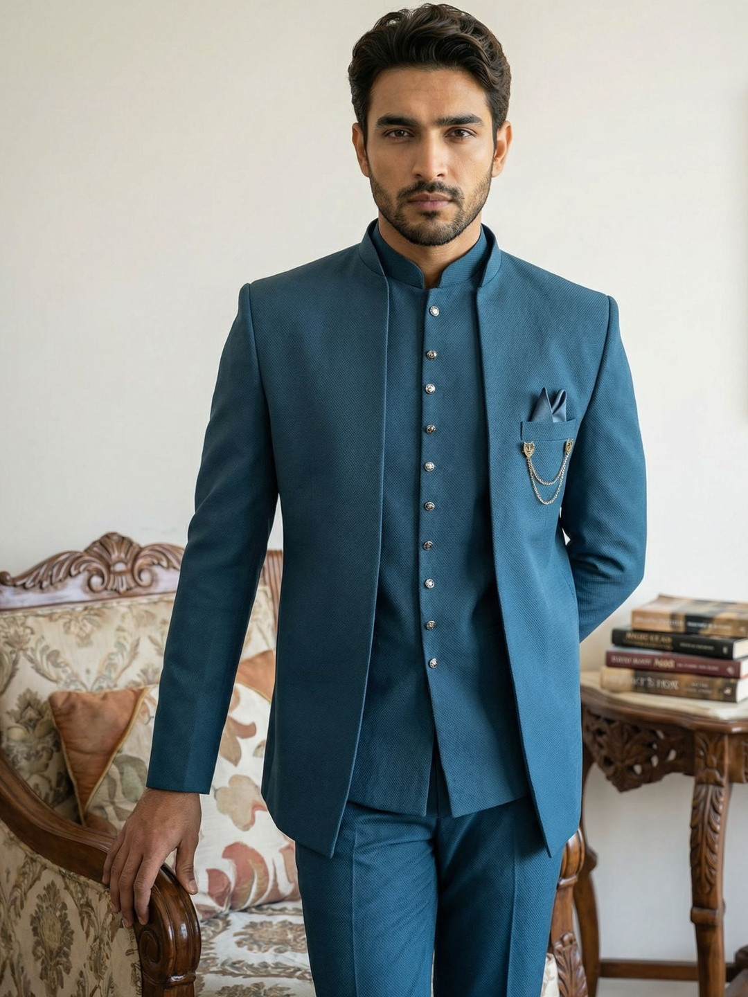 Jompers Mandarin Collar Sherwani
