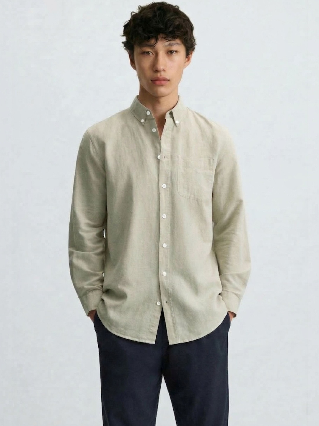 MISCHIEF MONKEY Men Classic Casual Shirt