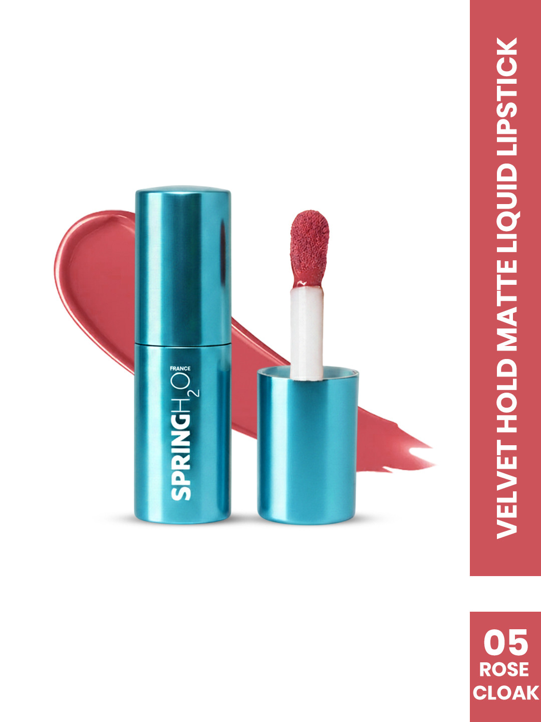 Spring H2O Velvet Hold Liquid Lipstick With Shea Butter - 5 ml - Rose Cloak 05