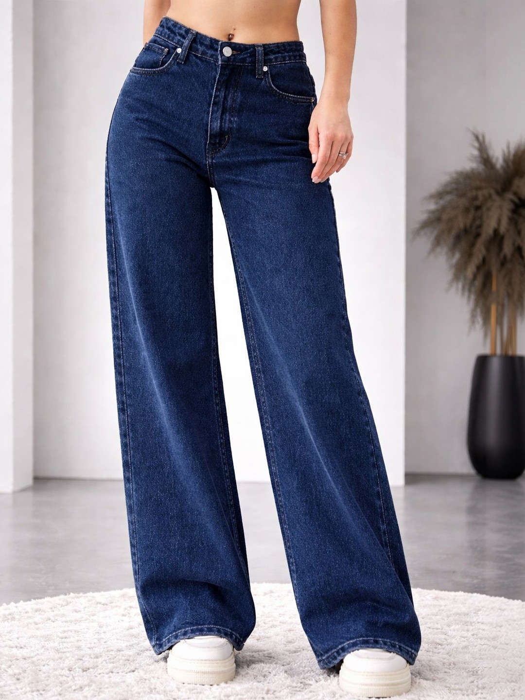 KASHIANXSTYLE Women Comfort Relaxed Fit High-Rise Stretchable Jeans