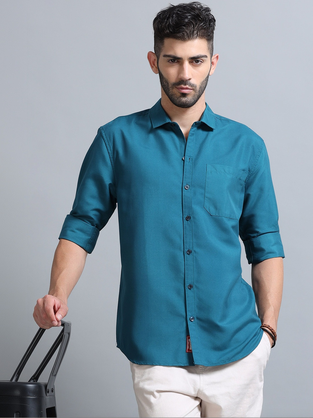Proword Men Classic Casual Shirt