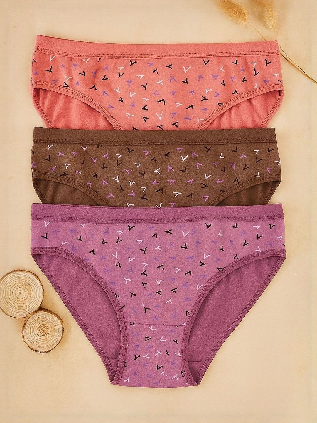 SWAPN ENTERPRISE Women Assorted Cotton Hipster Briefs