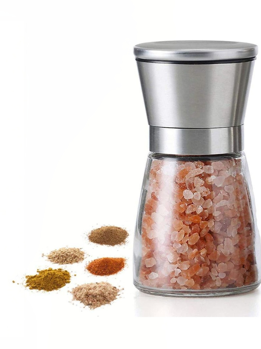 CATRON Transparent Glass Salt and Pepper Shakers