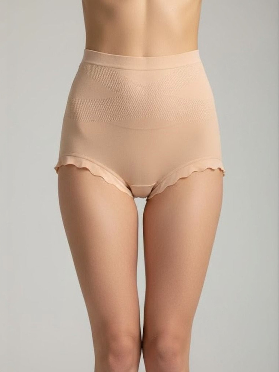 JETVELI Women Pure Cotton Leak Proof High Rise No-Visible Panty Line Basic Briefs