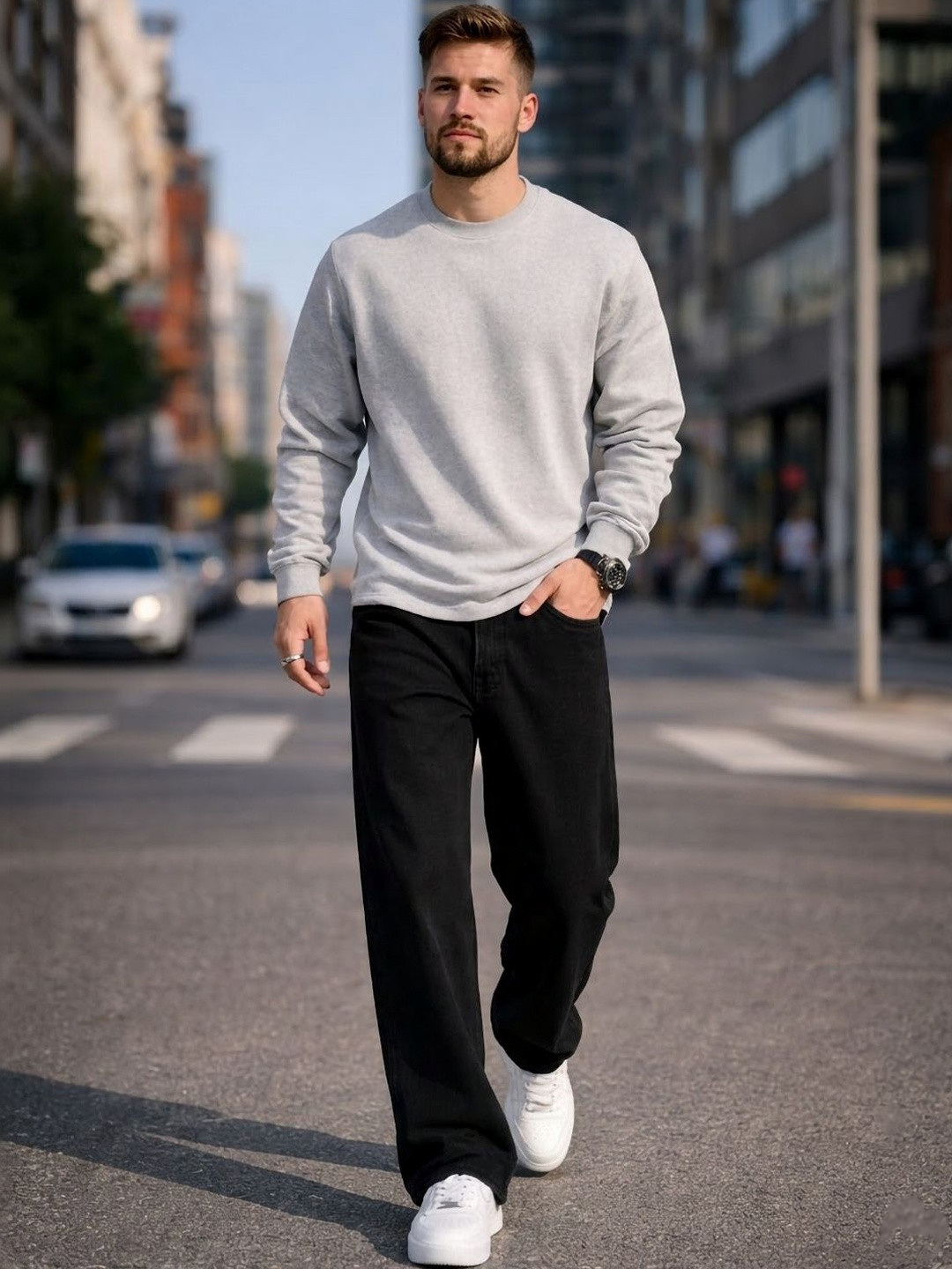 FALKRA Men High-Rise Stretchable Jeans