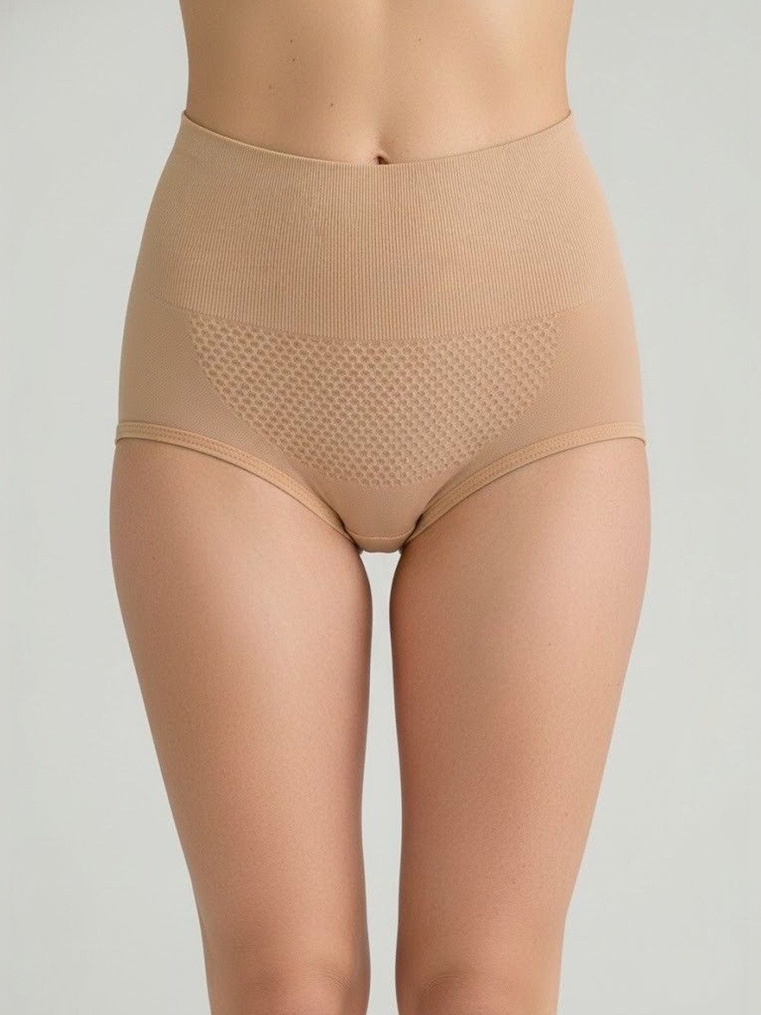 JETVELI Women Cotton Leak Proof Quick Dry High Rise No-Visible Panty Line Padded Briefs
