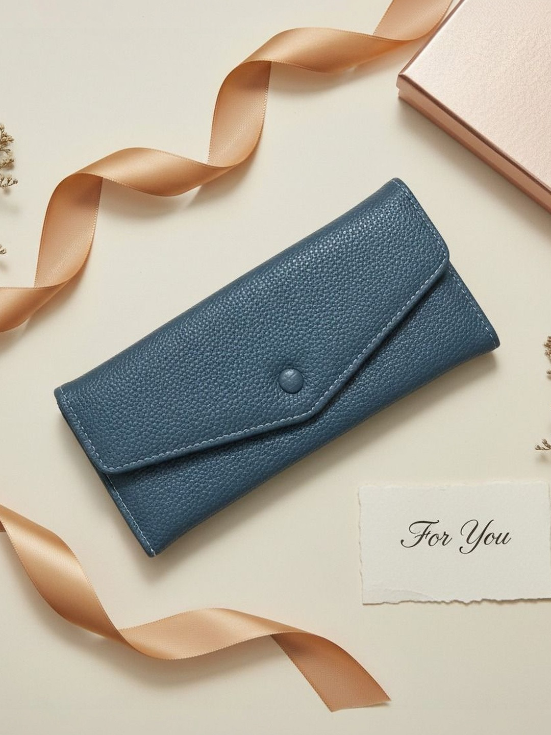 GLOSSY Women PU Two Fold Wallet