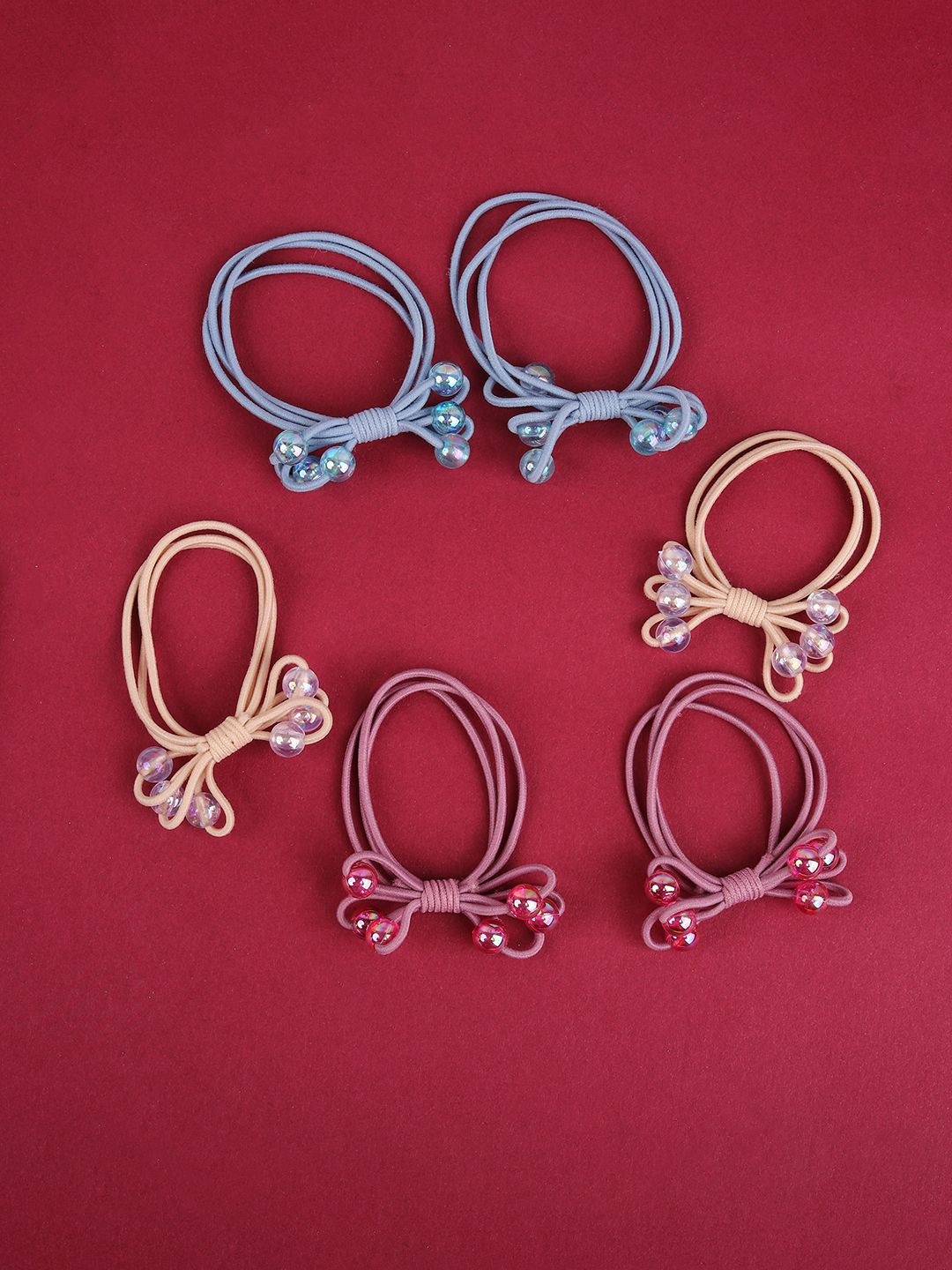 LIMEROAD Women Set of 6 Ponytail Holders