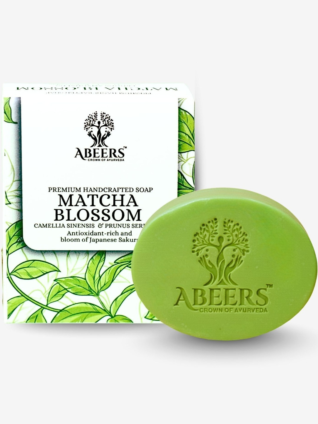 abeers Green Tea Cherry Blossom Body Soap - 100 g