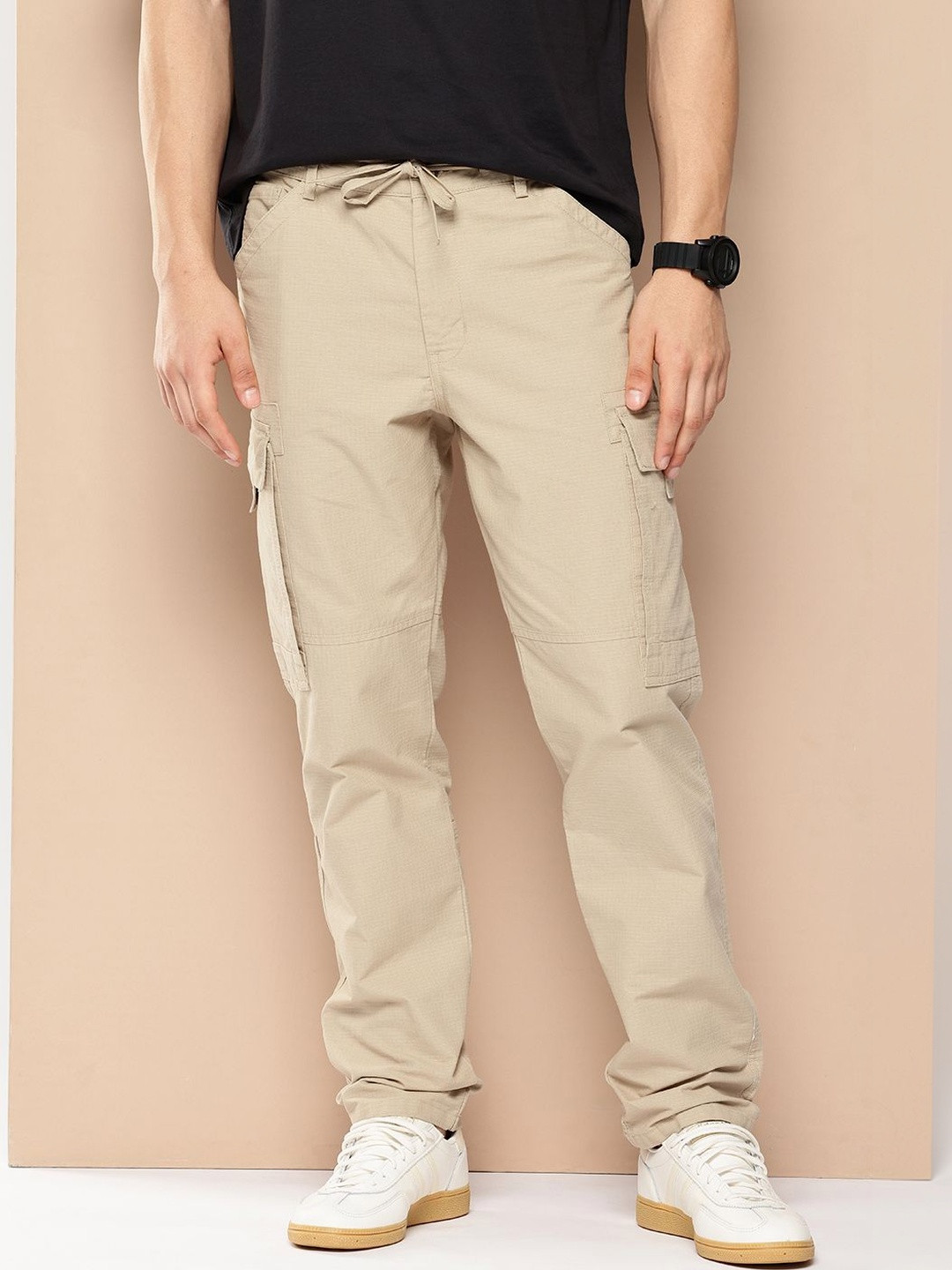 R.Code by The Roadster Life Co. Men Cargos Trousers
