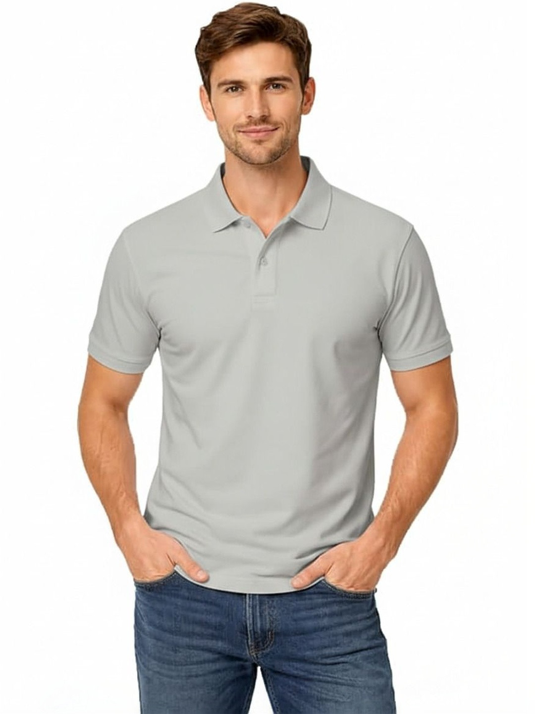 UNFLD Men Polo Collar T-shirt