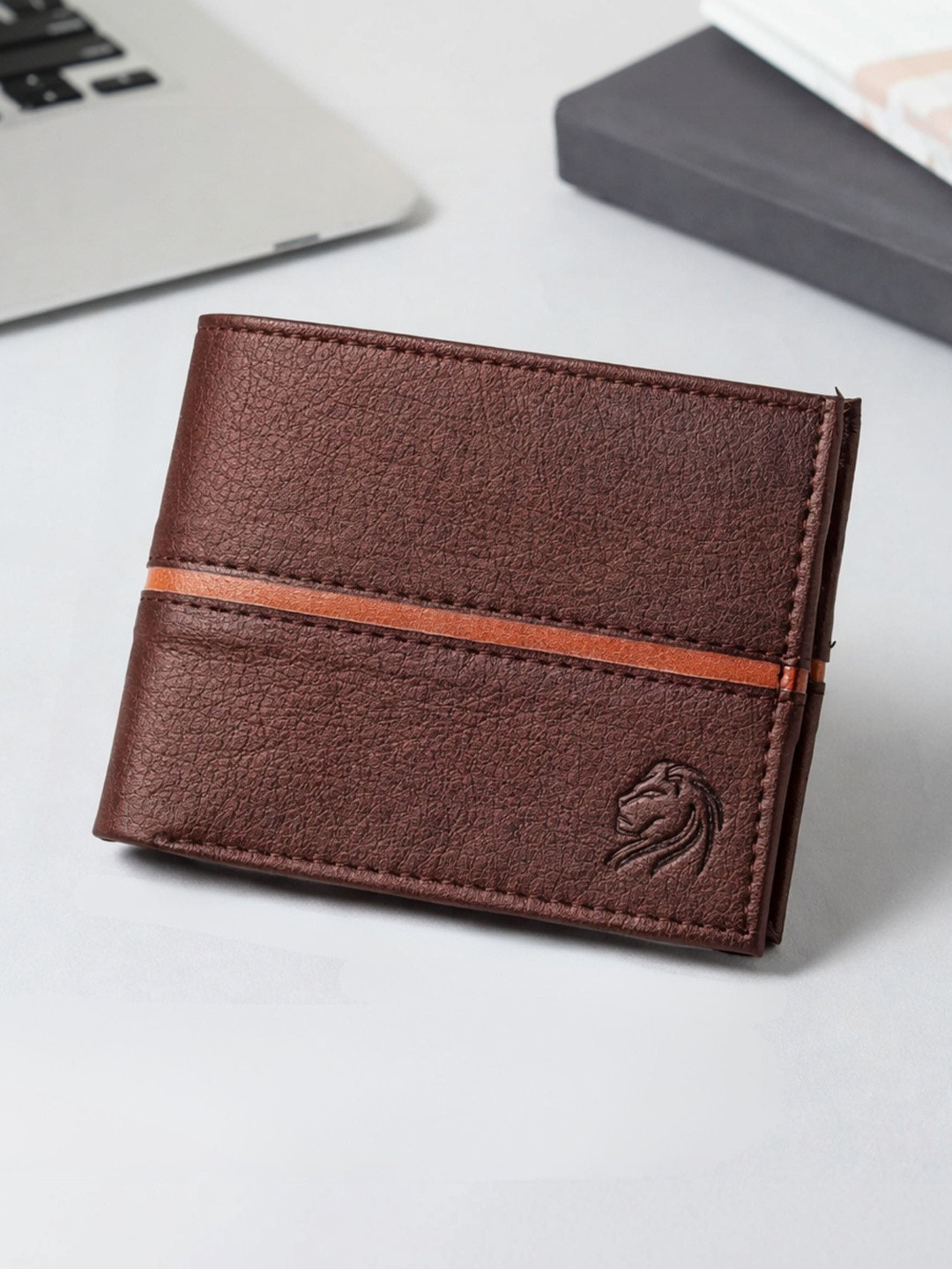 VEMILIO Men Embellished Two Fold Wallet
