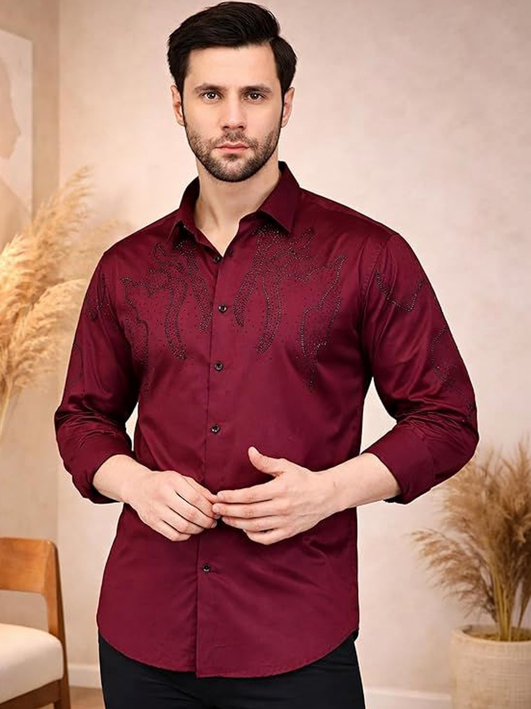 LUXEMODA Men Premium Party Shirt
