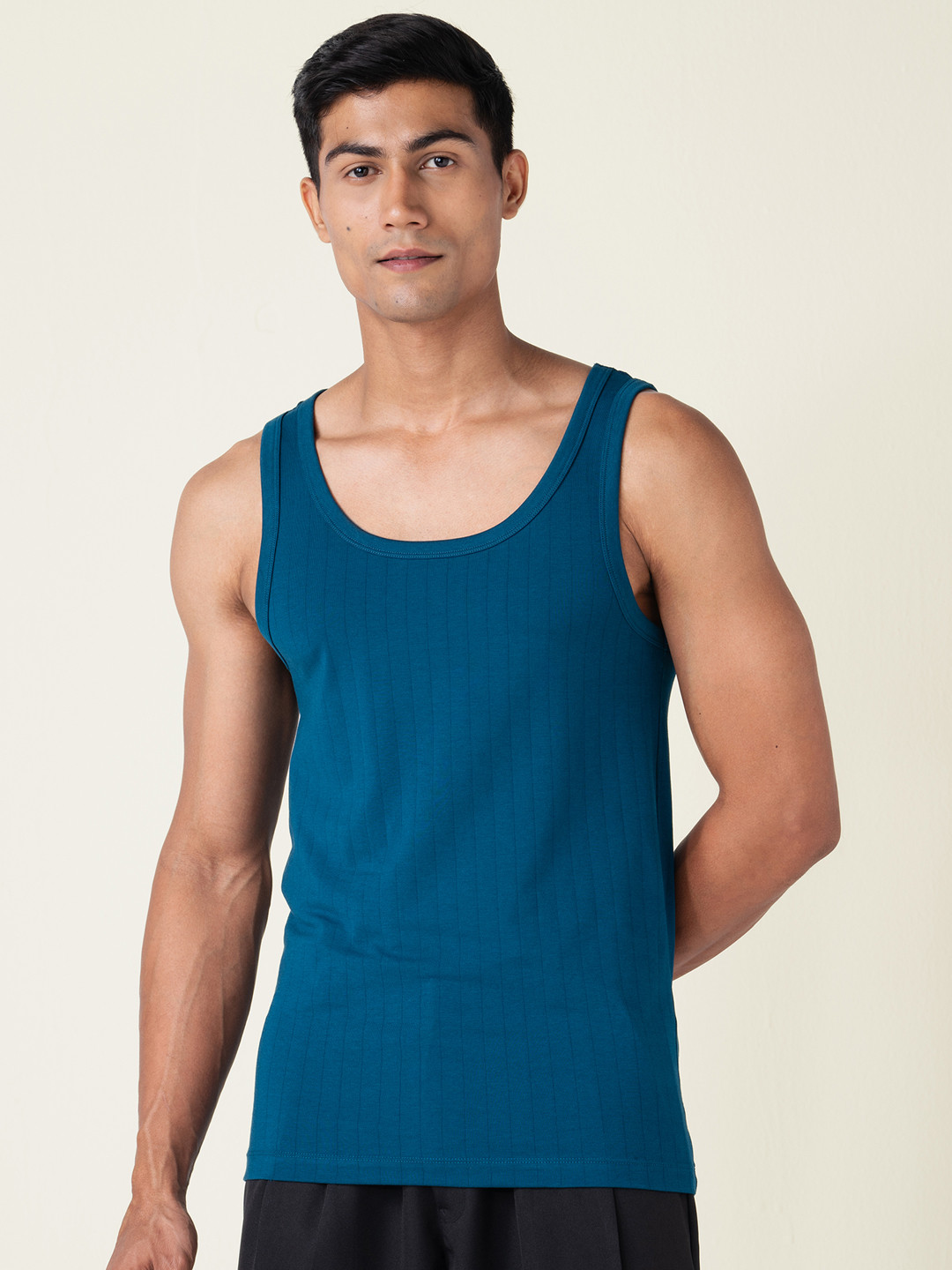 DAMENSCH Neo Cotton Premium Cotton Blend Ultra Soft Fabric Pinstripe Vests