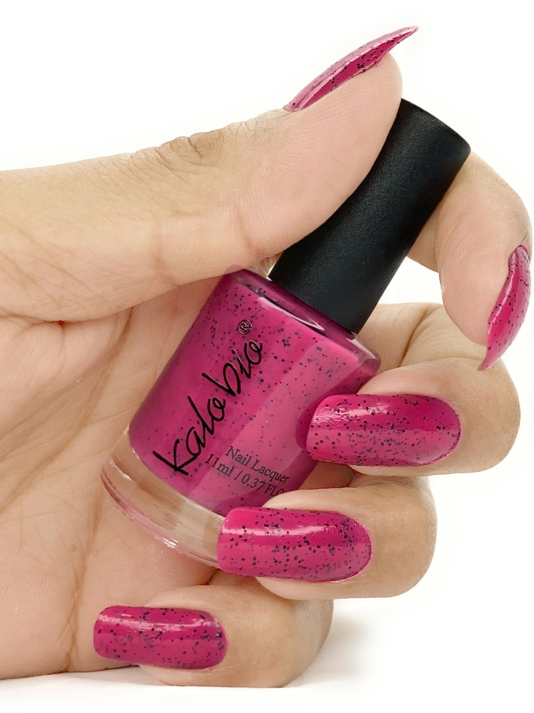 Kalobio Quick Drying Long Lasting Glossy Finish Nail Polish - Flamingo - 11ml