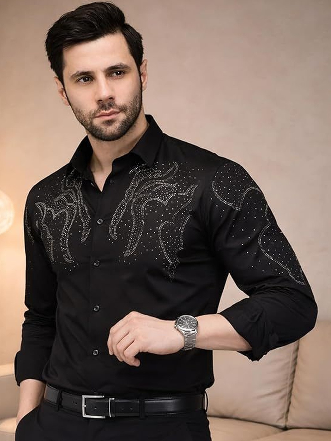 LUXEMODA Men Premium Party Shirt
