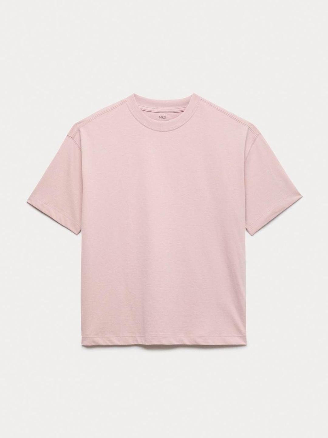 Marks & Spencer Pure Cotton Plain T-Shirt