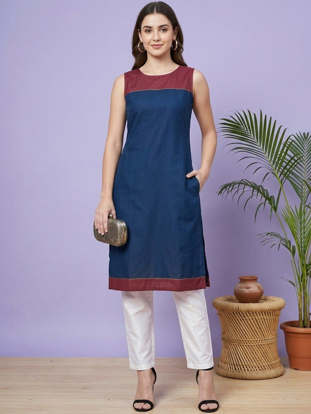 Moda Rapido Women Relaxed Easy Wash Trousers