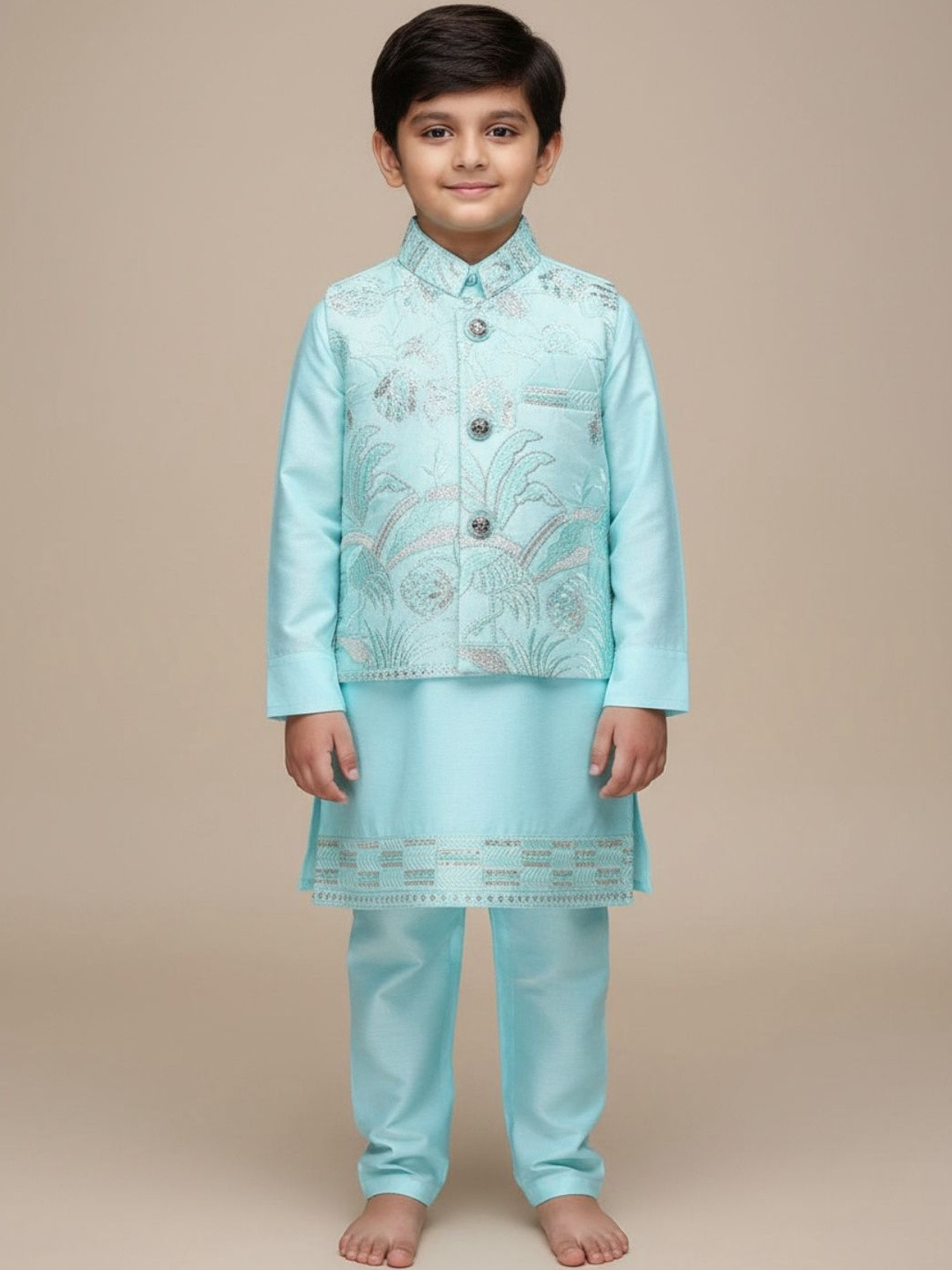 V-Mart Boys Regular Kurta with Pyjamas