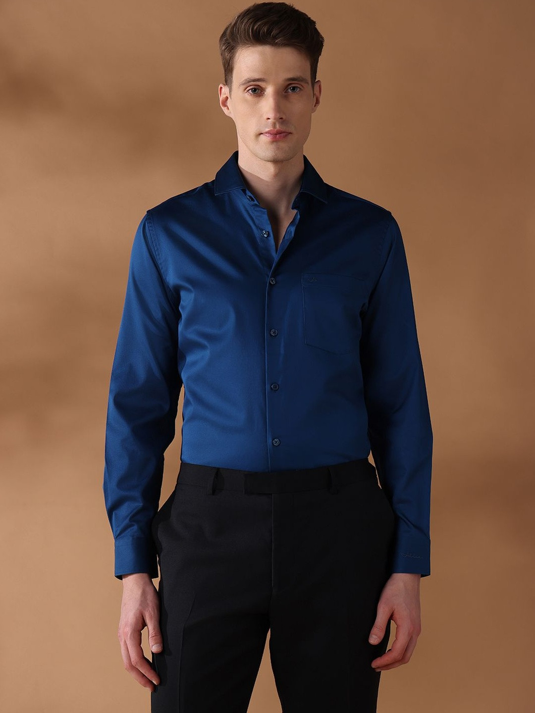 Aldeno Men Standard Slim Fit Formal Shirt