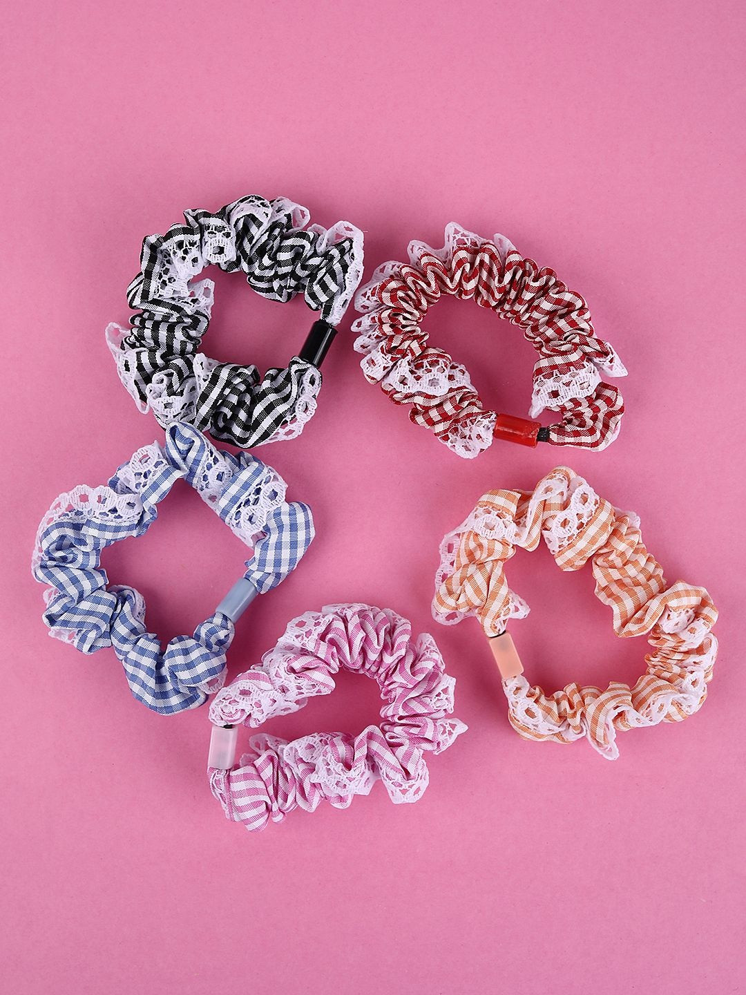 LIMEROAD Women Set of 5 Ponytail Holders