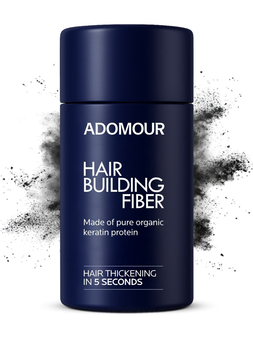 ADOMOUR ADOMOUR Hair Building Fiber - Black -14 g