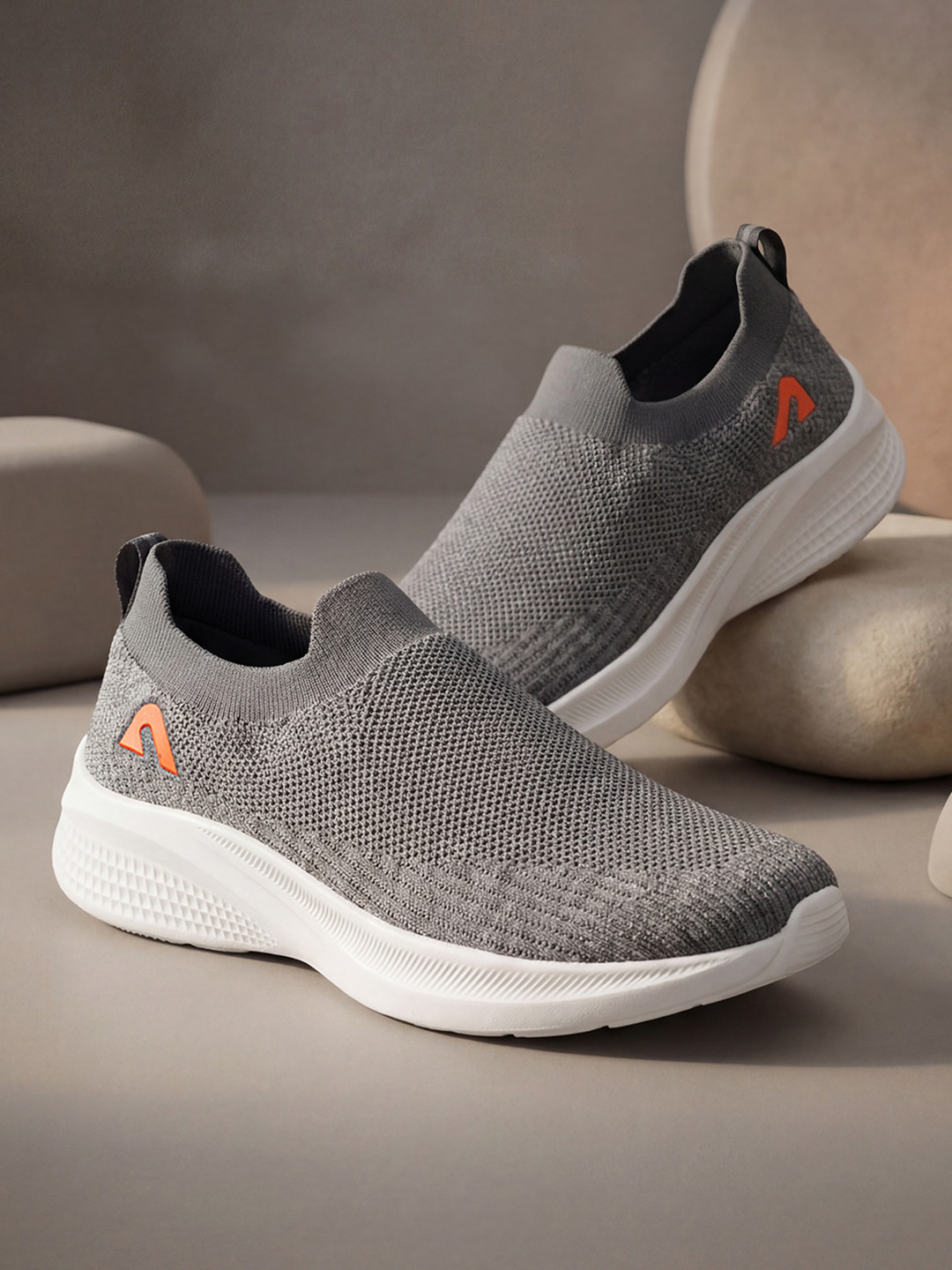 BOLDFIT Men Grey Casual Running & Walking Sports Shoes